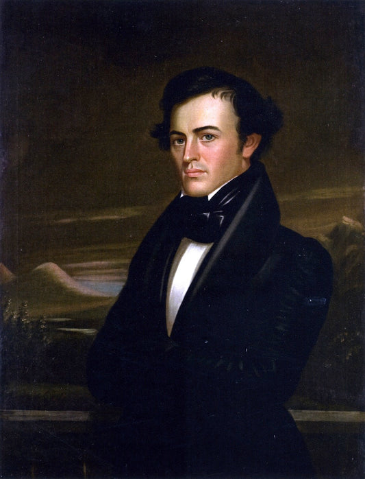 Samuel Bullitt Churchill, vintage artwork by George Caleb Bingham, A3 (16x12") Poster Print