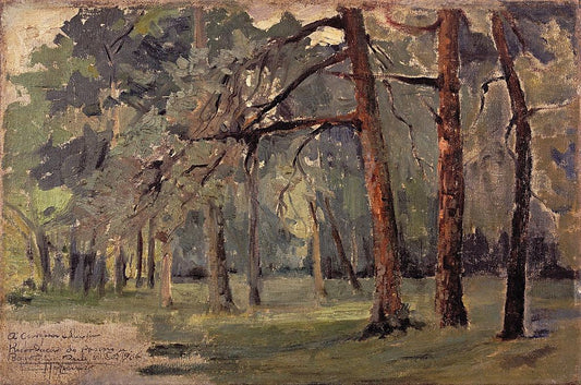 Bagatelle, vintage artwork by Antonio Parreiras, 12x8" (A4) Poster