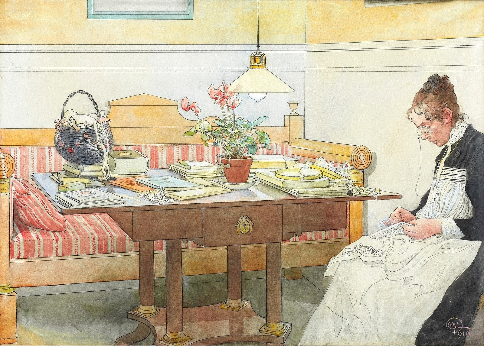 Karin by Carl Larsson,A3(16x12")Poster
