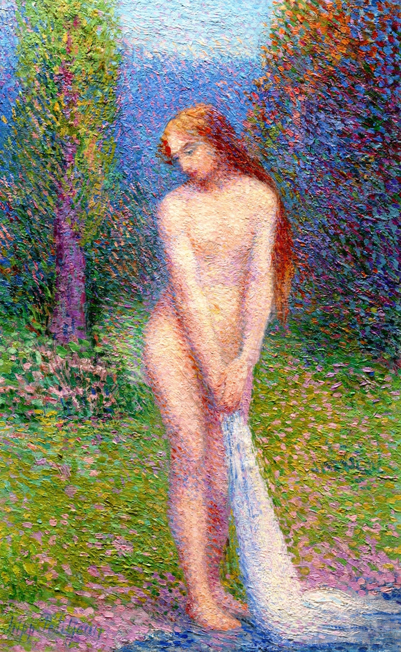 Bather by Hippolyte Petitjean,A3(16x12")Poster