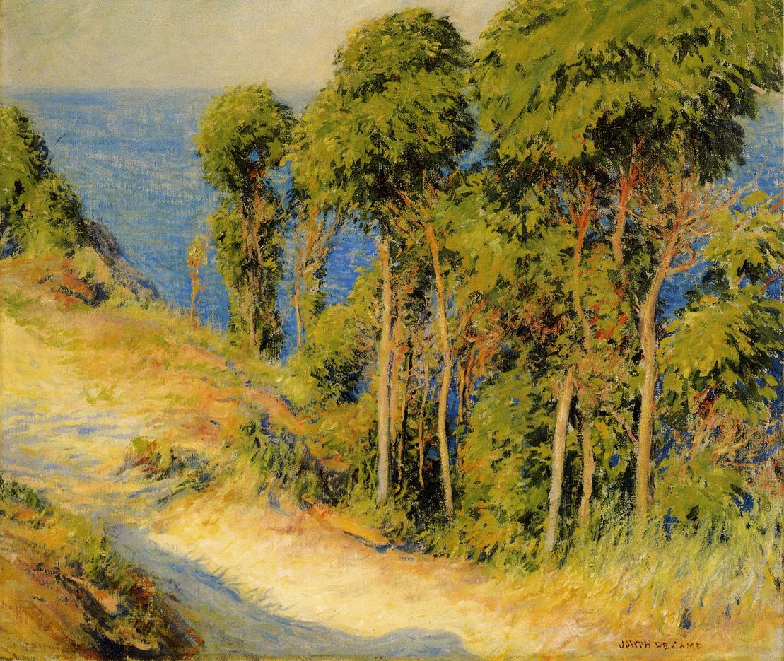 Trees Along the Coast by Joseph Rodefer DeCamp,A3(16x12")Poster