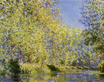 Bend in the River Epte, vintage artwork by Claude Monet, 12x8" (A4) Poster