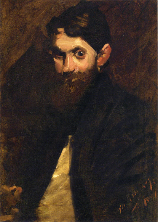 August Lundberg, vintage artwork by George Wesley Bellows, 12x8" (A4) Poster
