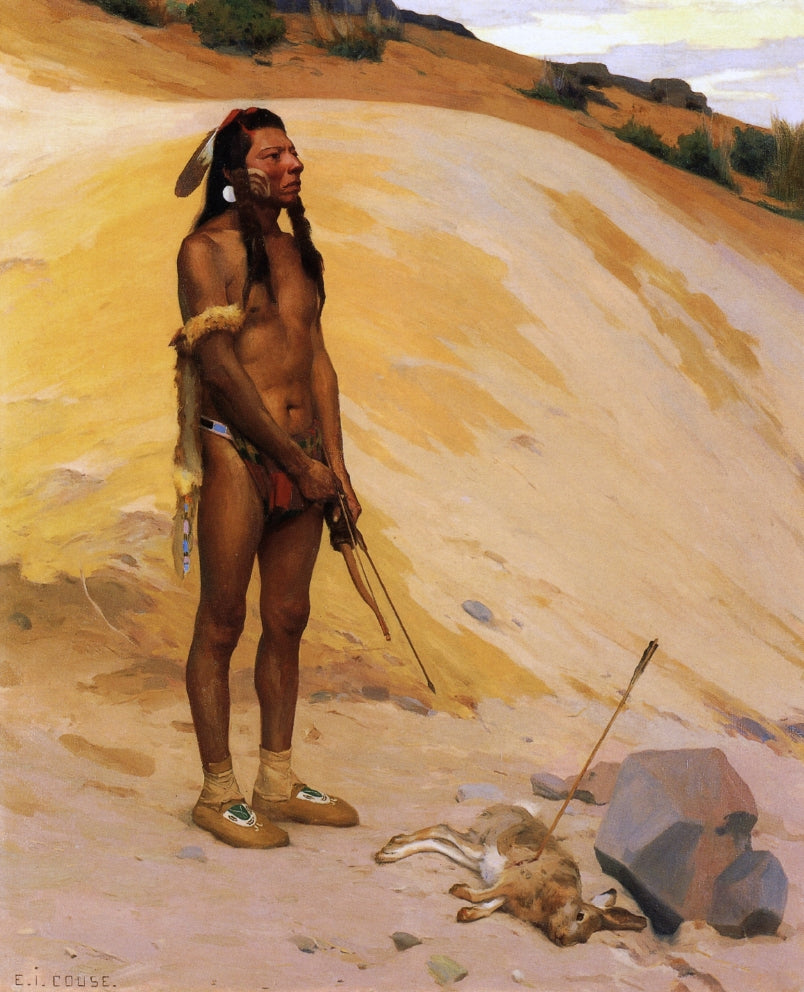 An Indian Hunter by Eanger Irving Couse,A3(16x12")Poster