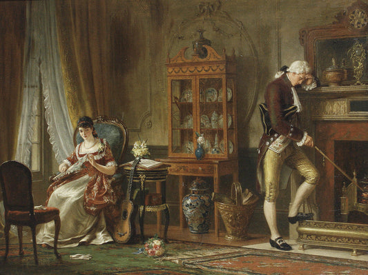 Rejection, vintage artwork by William Bromley, III, A3 (16x12") Poster Print