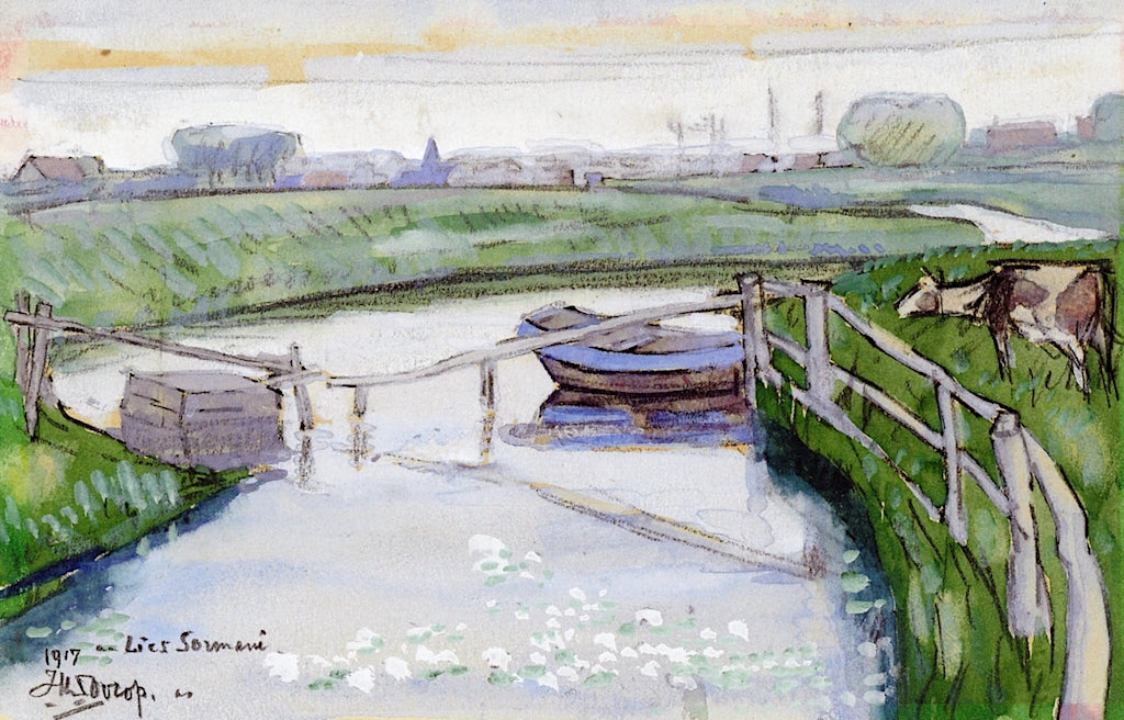 The Ditch by Jan Toorop,A3(16x12")Poster