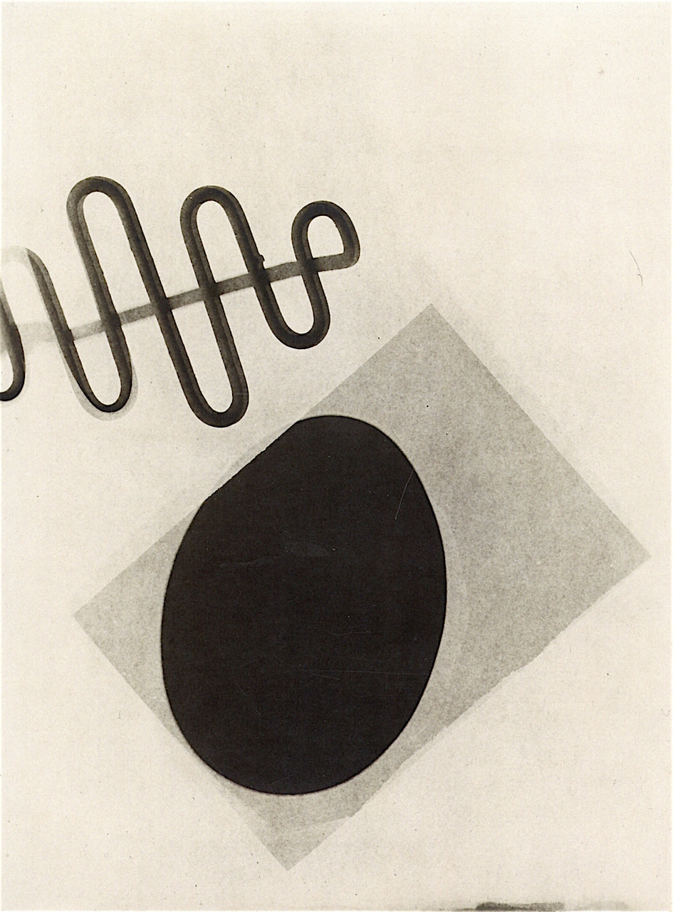 Photogram, vintage artwork by László Moholy-Nagy, 12x8" (A4) Poster