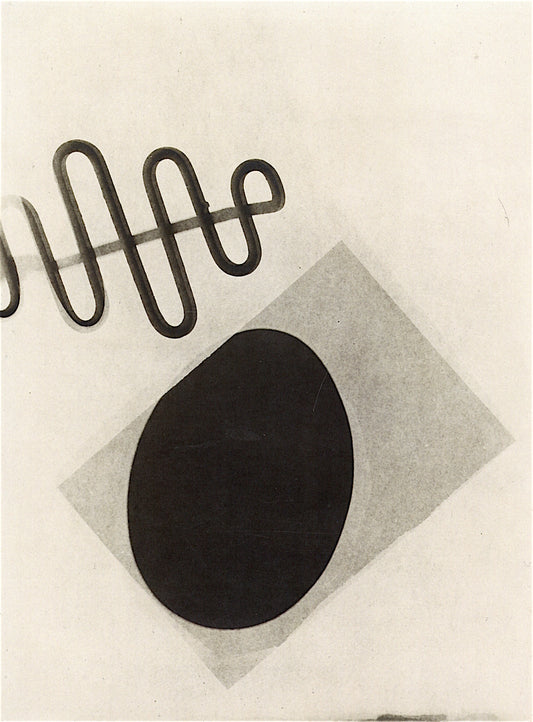 Photogram, vintage artwork by László Moholy-Nagy, 12x8" (A4) Poster