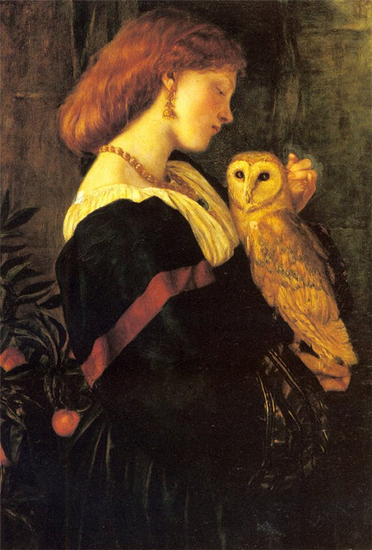 Il Barbagianni, vintage artwork by Valentine Cameron Prinsep, 12x8" (A4) Poster