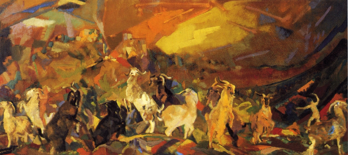 Wild H-Goats Dance by Arthur B. Davies,A3(16x12")Poster