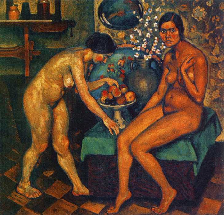 Nudes in the studio by Ilya Mashkov,16x12(A3) Poster