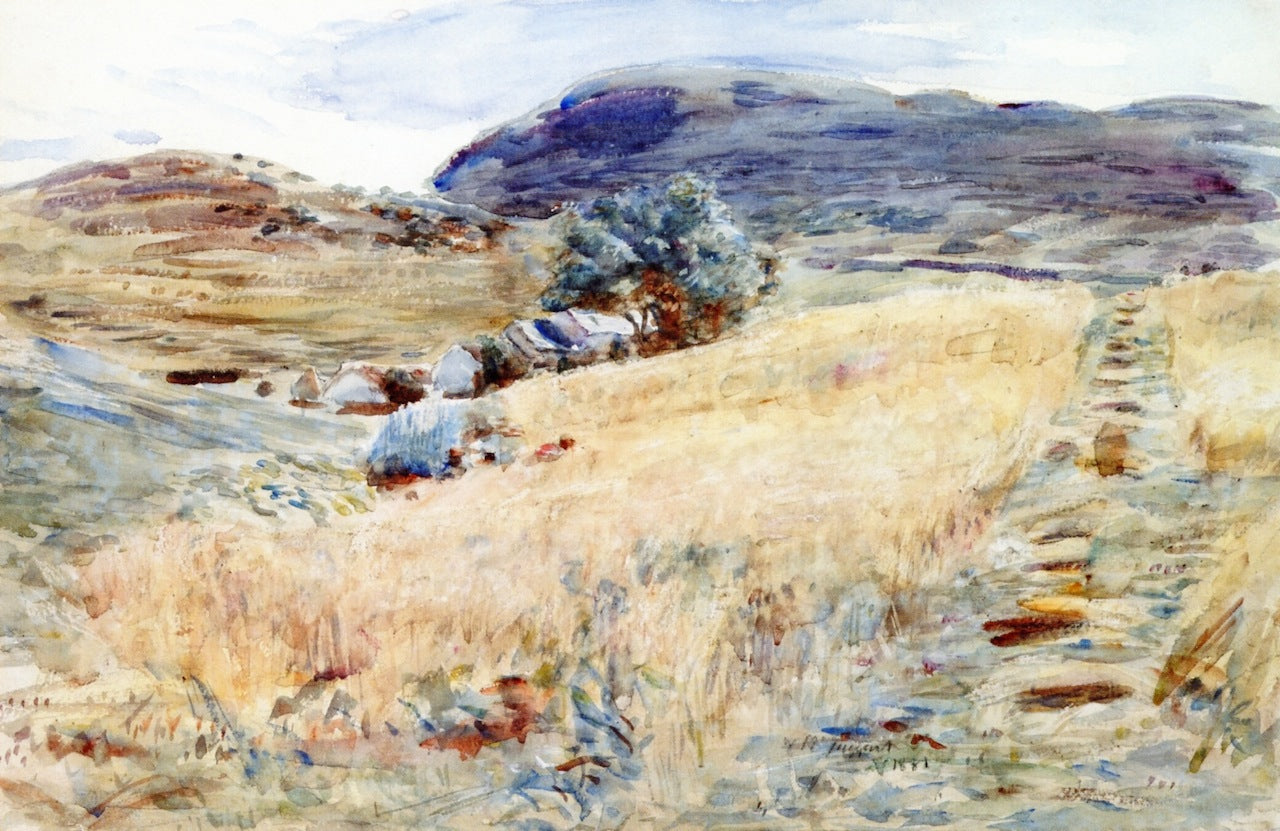 The Crofter's Harvest, vintage artwork by William McTaggart, R.S.A., R.S.W., 12x8" (A4) Poster