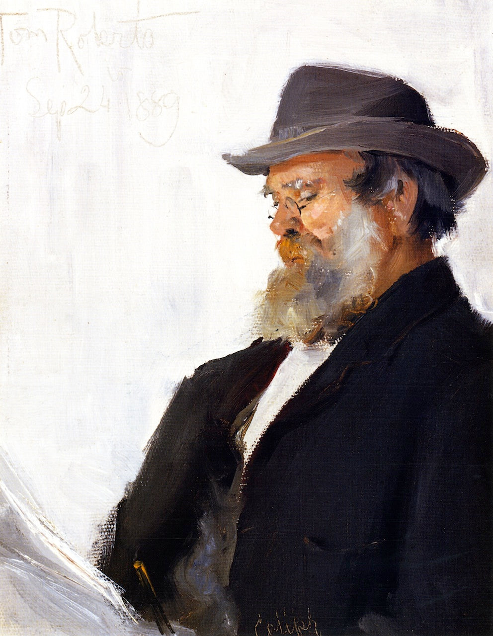 Alexander Augustus Anderson by Tom Roberts,A3(16x12")Poster
