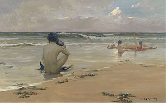 Sea Idyll by Rupert Bunny,A3(16x12")Poster