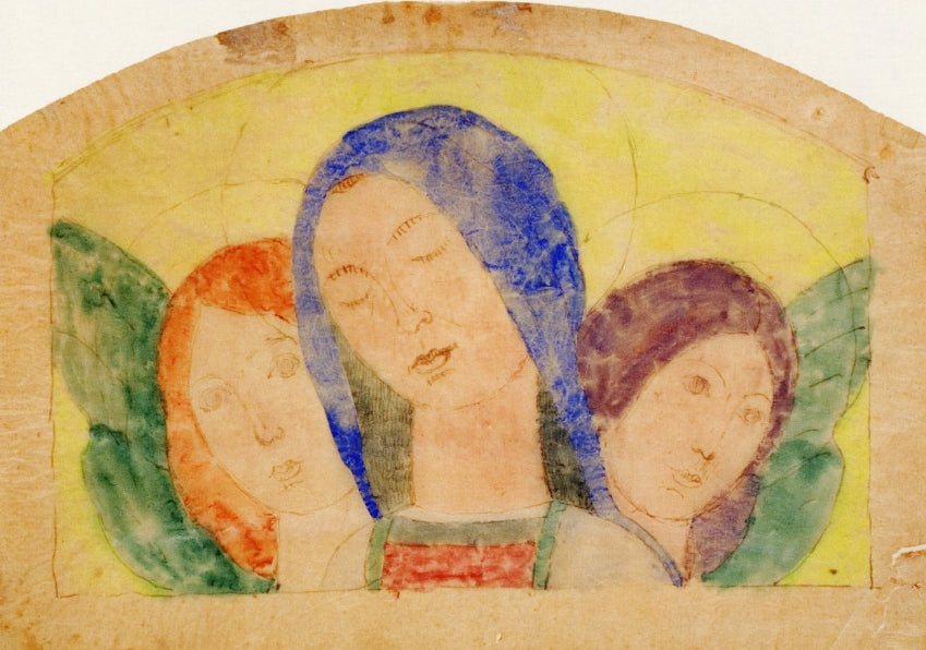 The Virgin between Two Angels by Charles Filiger,A3(16x12")Poster