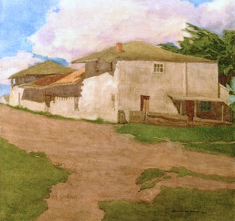 Custom House, Monterey by Francis John McComas,16x12(A3) Poster