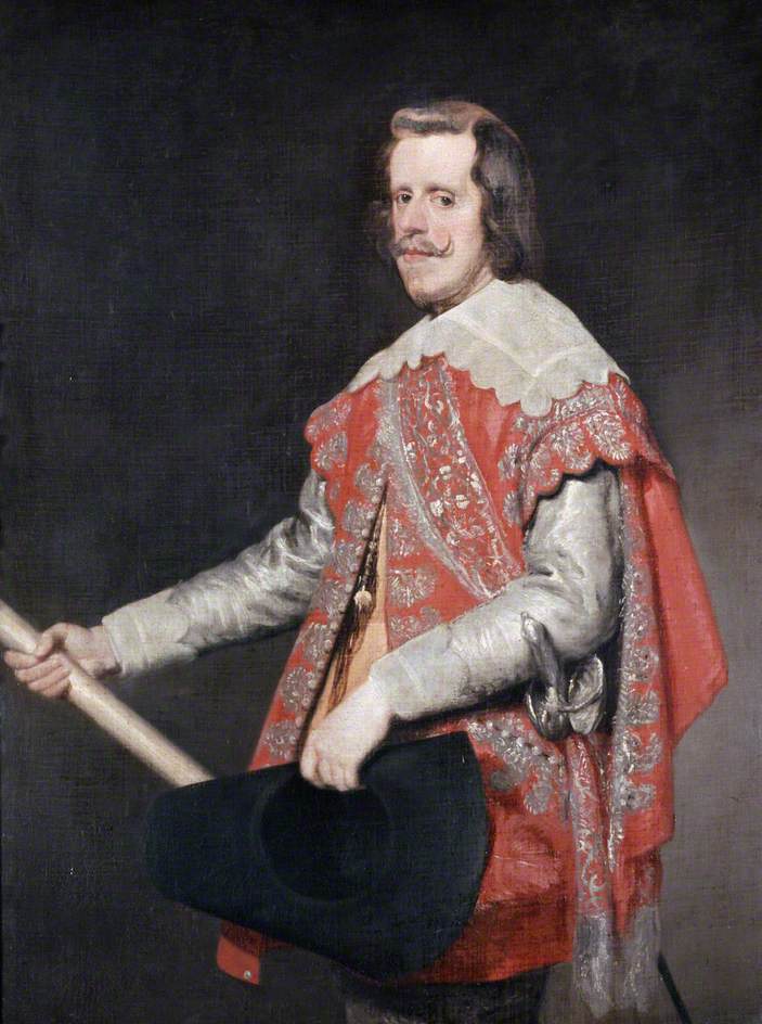 Philip IV (1605-1665), King of Spain, vintage artwork by Diego Velázquez, 12x8" (A4) Poster