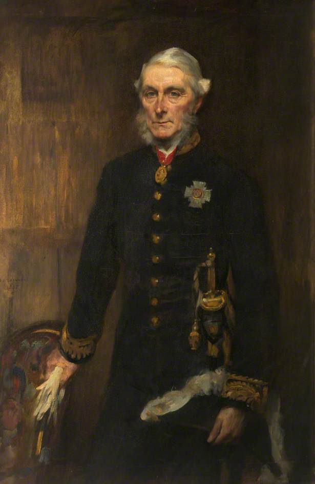 Sir J. T. Hibbert, vintage artwork by Sir James Jebusa Shannon, 12x8" (A4) Poster