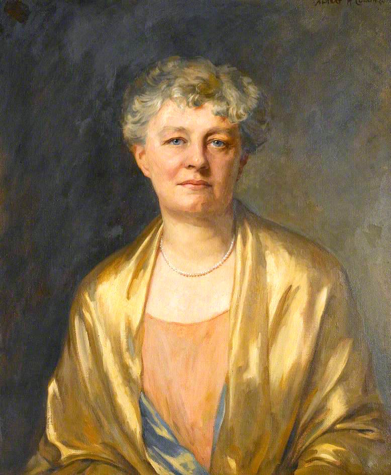 Florence, Lady Herbert, vintage artwork by Albert Henry Collings, 12x8" (A4) Poster