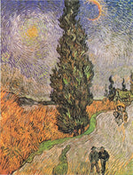 Country Road in Provence by Night by Vincent van Gogh,A3(16x12")Poster