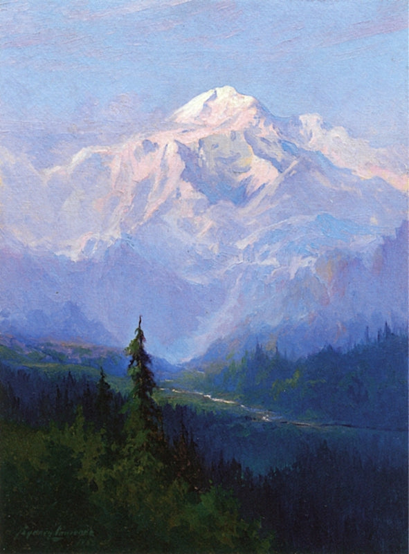 Mount McKinley, Alaska by Sydney Mortimer Laurence,A3(16x12")Poster