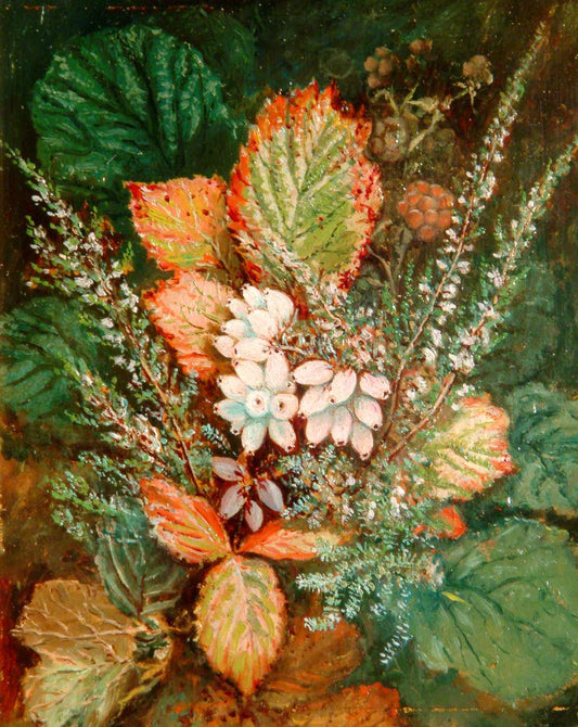 Heather and Gorse, vintage artwork by Albert Durer Lucas, 12x8" (A4) Poster