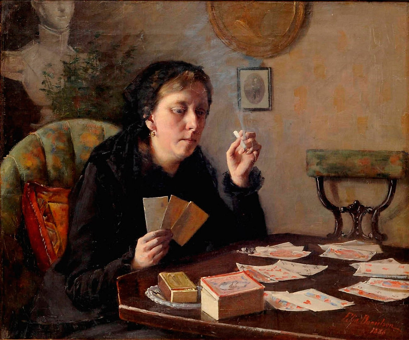 Cards Entertainment by Elin Kleopatra Danielson-Gambogi,A3(16x12")Poster