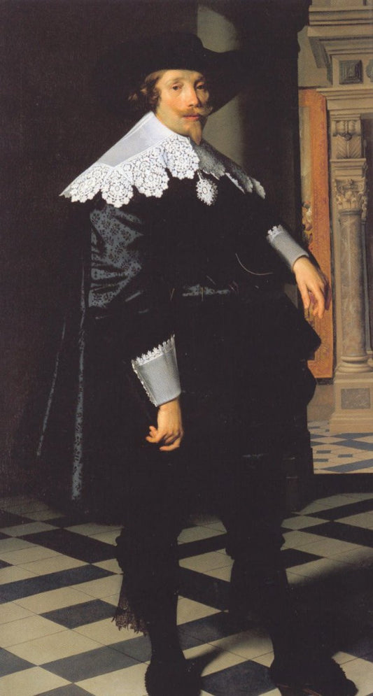 Cornelius de Graeff, vintage artwork by Nicolaes Eliasz. Pickenoy, 12x8" (A4) Poster