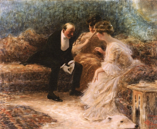 The Match-Maker, vintage artwork by Albert Guillaume, 12x8" (A4) Poster