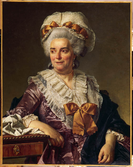 Madame Charles-Pierre Pecoul, vintage artwork by Jacques-Louis David, 12x8" (A4) Poster