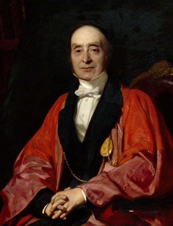 Sir Charles Lock Eastlake (1793-1865), vintage artwork by John Prescott Knight, R.A., A3 (16x12") Poster Print