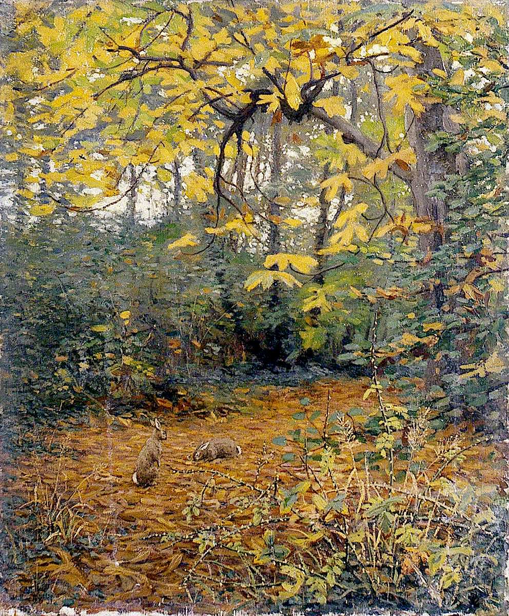 Chestnut Wood by Woodbine Kendall Hinchliff,16x12(A3) Poster