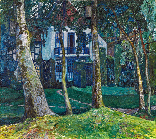 The Blue Hour by Johann Heinrich Vogeler,16x12(A3) Poster