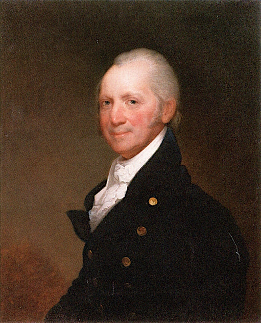 Colonel Henry Nichols, vintage artwork by Rembrandt Peale, 12x8" (A4) Poster