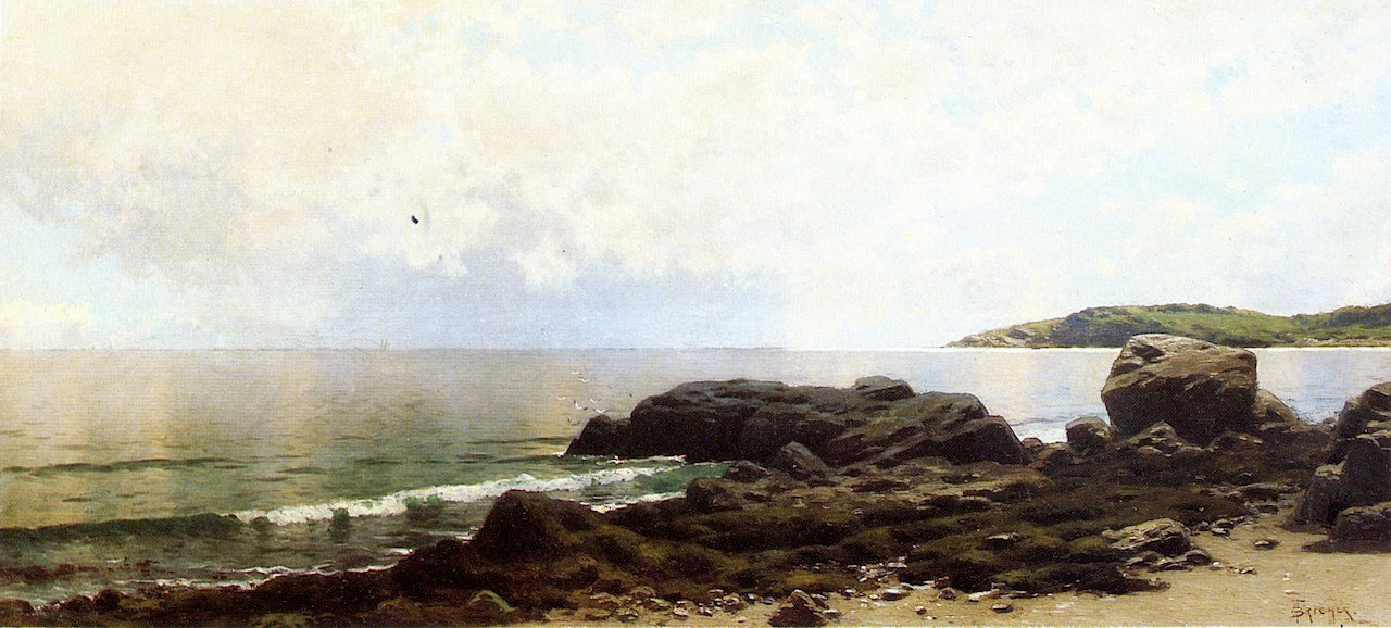 Coast off Grand Manan, vintage artwork by Alfred Thompson Bricher, 12x8" (A4) Poster