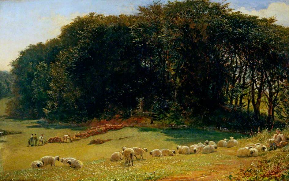 Sweet Summertime, vintage artwork by Richard Redgrave, A3 (16x12") Poster Print