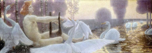 Apollo Charming the Swans by Wilhelm List,A3(16x12")Poster