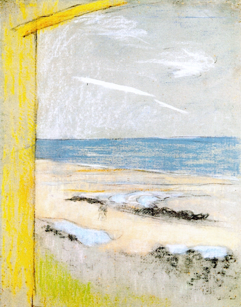 The Beach, View from the Cabin by edouard Vuillard,A3(16x12")Poster