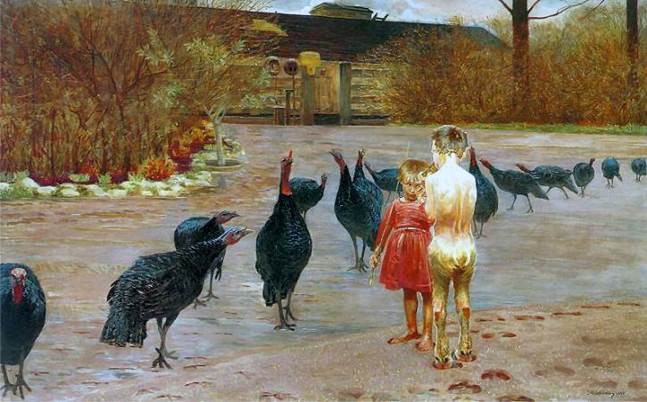 Art in the manor by Jacek Malczewski,A3(16x12")Poster