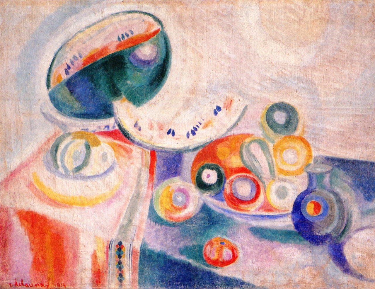 Portugese Still LIfe by Robert Delaunay,16x12(A3) Poster