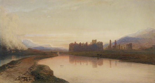 Neath Abbey, Glamorganshire, vintage artwork by George Fennel Robson, 12x8" (A4) Poster