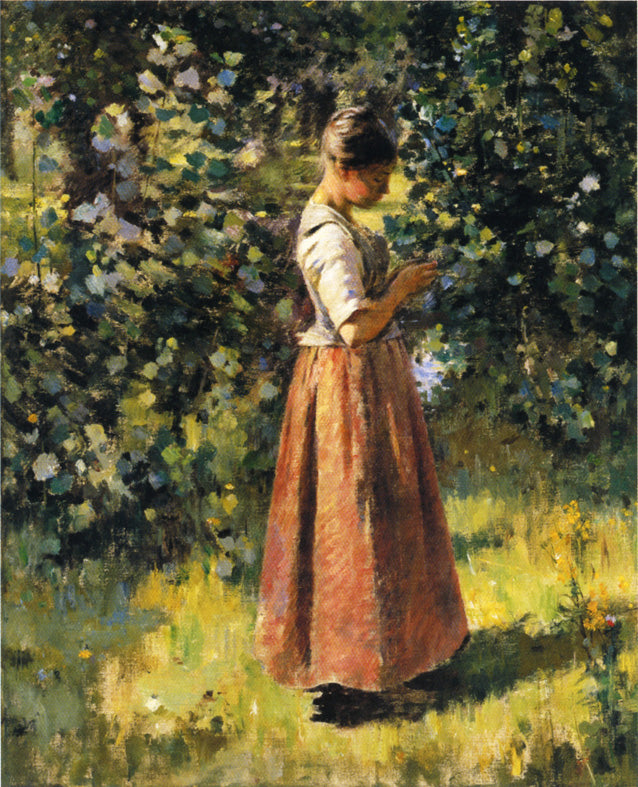 In the Grove, vintage artwork by Theodore Robinson, 12x8" (A4) Poster