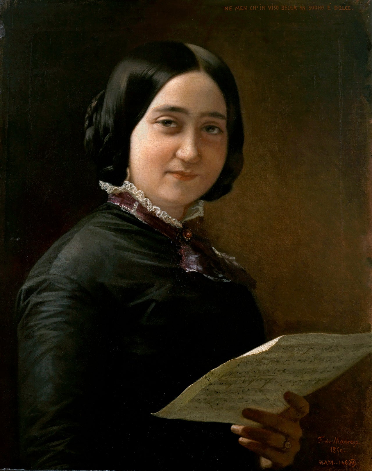Sofía Vela y Querol, vintage artwork by Federico de Madrazo y Kuntz, A3 (16x12") Poster Print