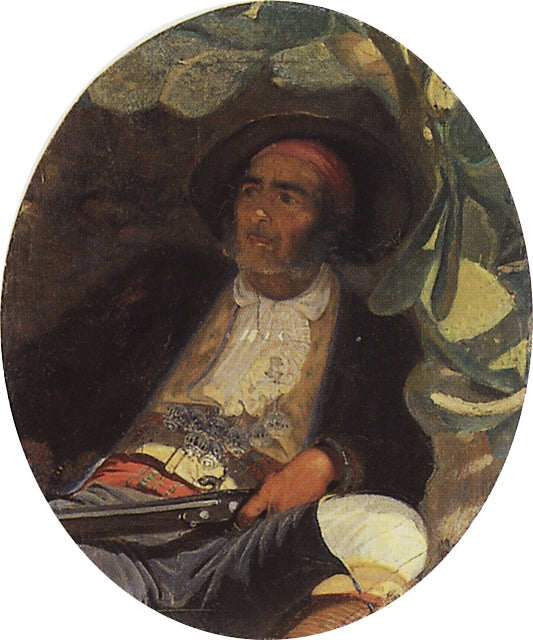 The Spaniard, vintage artwork by Grigory Myasoedov, 12x8" (A4) Poster