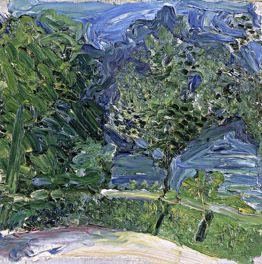 Lakeside Road near Gmunden, vintage artwork by Richard Gerstl, 12x8" (A4) Poster
