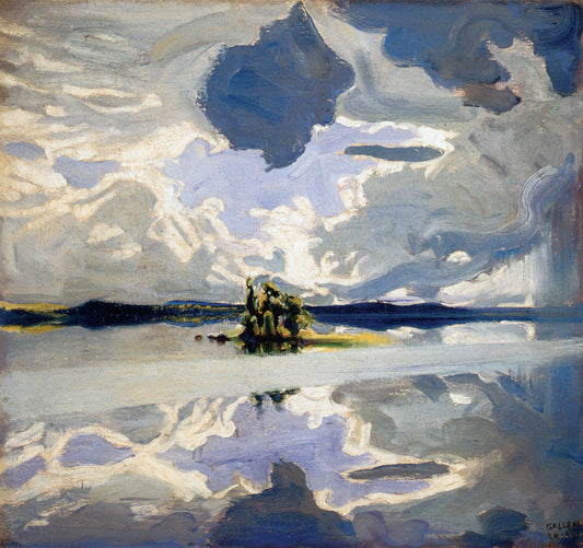Clouds Above a Lake by Akseli Gallen-Kallela,A3(16x12")Poster