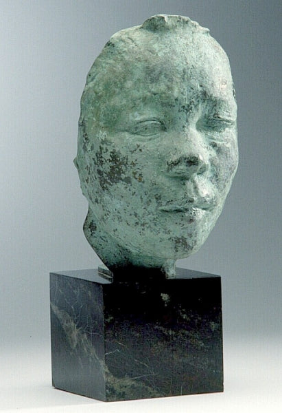 Mask of Hanako, vintage artwork by Auguste Rodin, 12x8" (A4) Poster