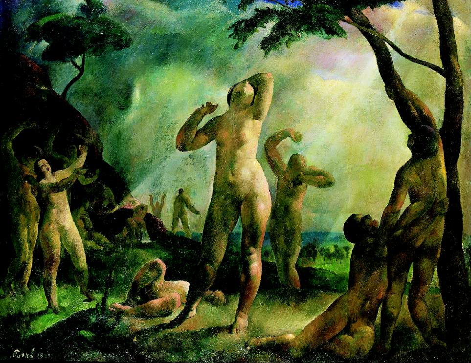 Niobe, vintage artwork by Karoly Patko, 12x8" (A4) Poster