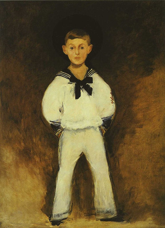 Henry Bernstein as a Child, vintage artwork by Édouard Manet, 12x8" (A4) Poster