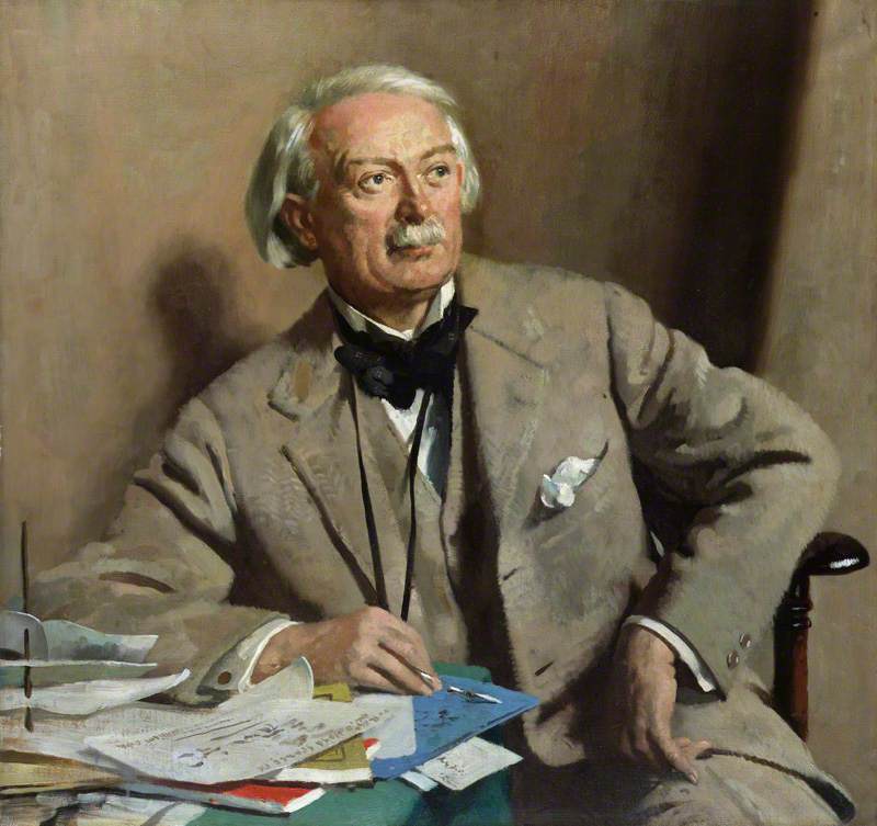 5), 1st Earl Lloyd-George by Sir William Orpen, R.A., R.H.A.,16x12(A3) Poster